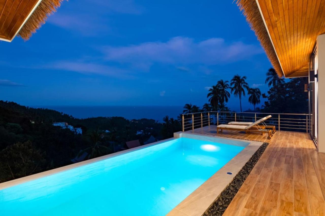 Sunrise Hills Tranquil 4br Pool Sea View Feriehus