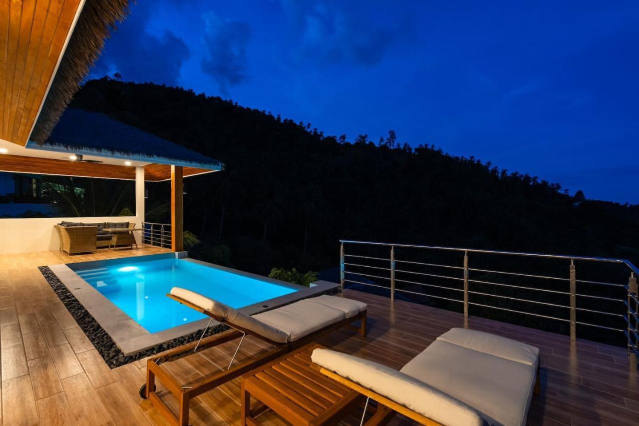 Sunrise Hills Tranquil 4br Pool Sea View Koh Samui